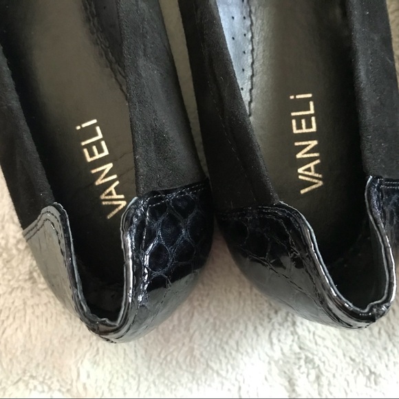 VANEli Sidony Suede Patent Leather Snake Flats - Picture 5 of 8